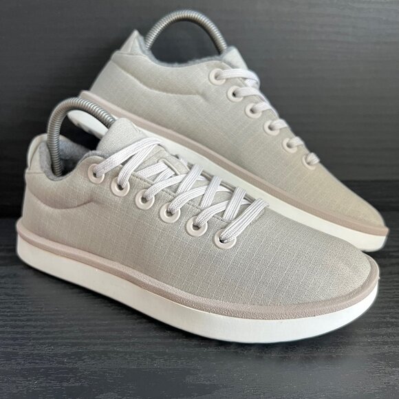 COPY - Allbirds Women’s Wool Pipers Woven Sneaker Sz 8 Pewter Grey Blizzard EUC - Picture 1 of 9